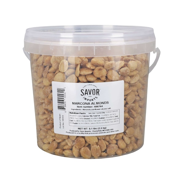 Savor Imports Marcona Almond Fried & Salted 5lbs, PK2 686764 - main